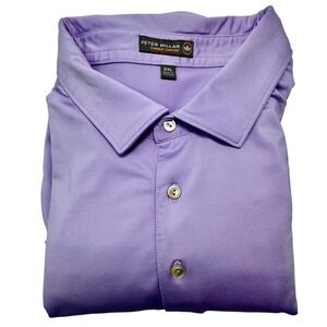 Peter Millar Summer Comfort Mens XXL Purple Valspar Performance Polo MS17EK01S